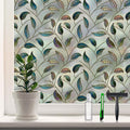 DKTIE Static Cling Decorative Window Film Vinyl Non Adhesive Privacy Film by Dktie