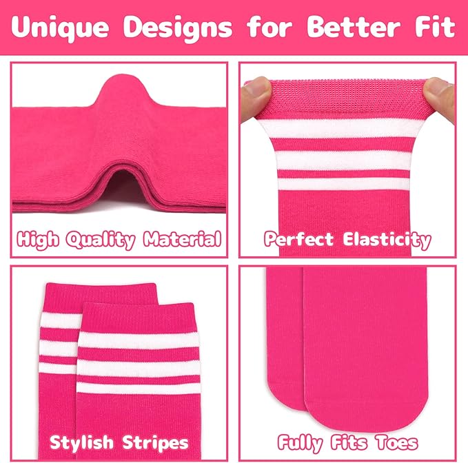 Olreco Toddler Soccer Socks Kids Baseball Socks Youth Softball Sock for Girls Boys Football Sock Boys Athletic Accessories
