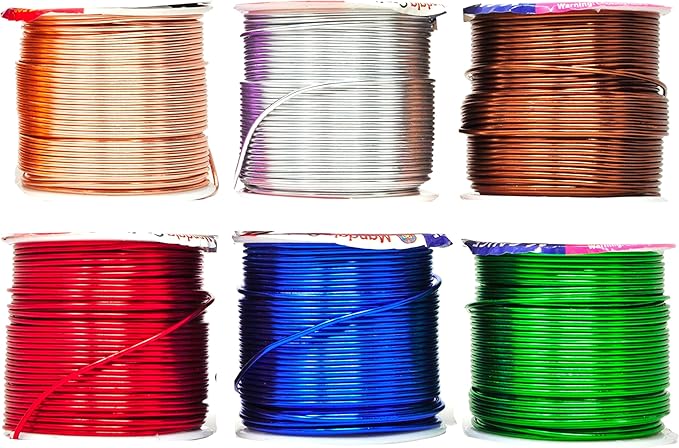 Mandala Crafts 16 Gauge Anodized Aluminum Craft Wire by MandalaCrafts