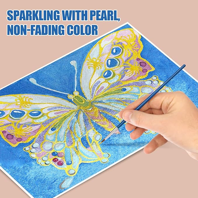 Mini Forestry Shifting Watercolor Painting Set, 20 Color Shifting Watercolor - Image 4