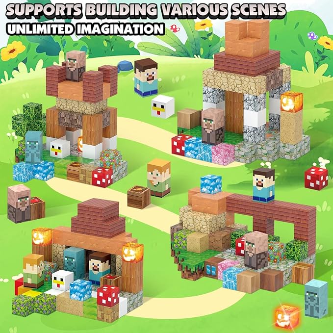 Magnetic Blocks Toy Building Set - Image 6