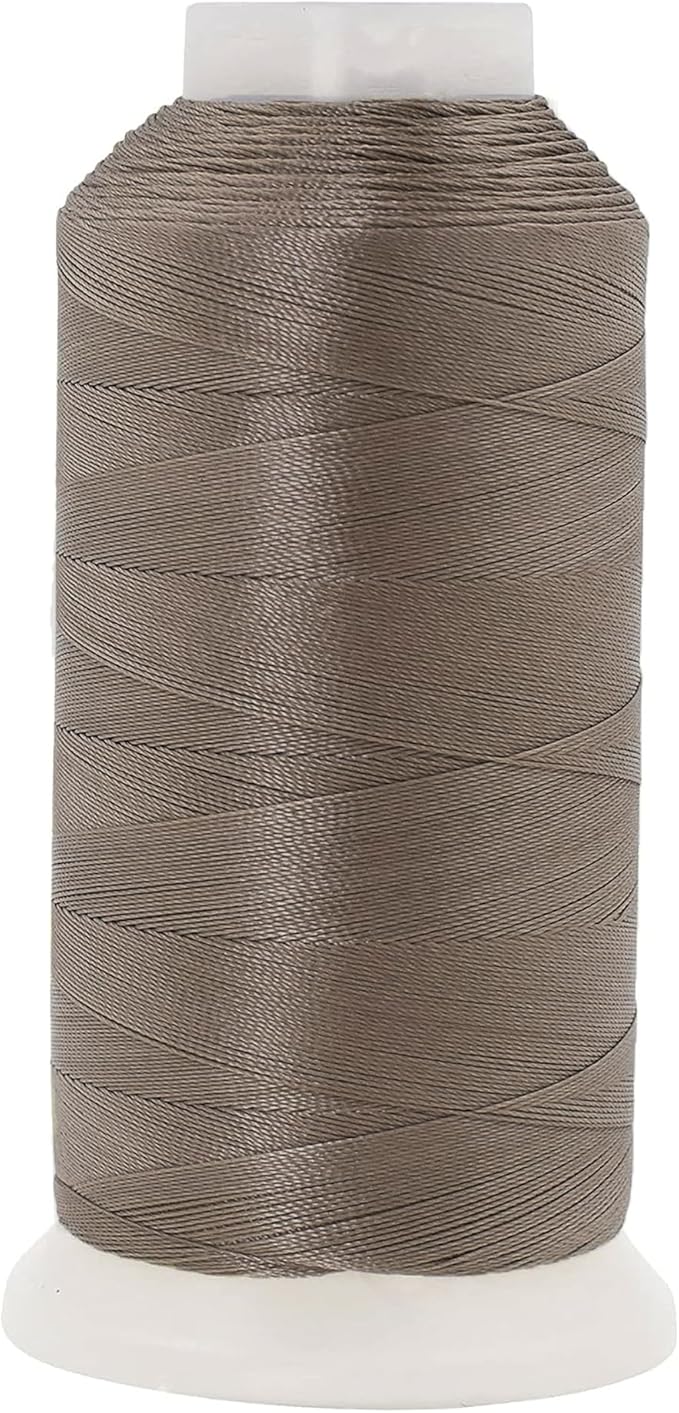 Mandala Crafts Taupe Heavy Duty Thread -1500 Yds Tex 90 Thread by MandalaCrafts