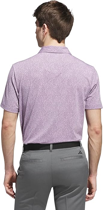 adidas Mens Ultimate365 Mini Bunker Polo Shirt