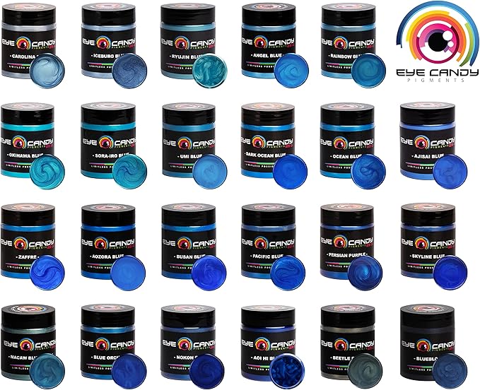 Eye Candy Pigments Premium Blue Mica Powder - Image 9