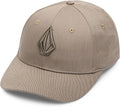 Volcom Unisex Adult Quarter Twill Hat – 6-Panel Adjustable Snapback Baseball Cap with Stone Logo