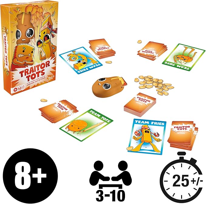 Hasbro Gaming Traitor Tots Card Game | Explosive Potato Party Card Game - Image 12