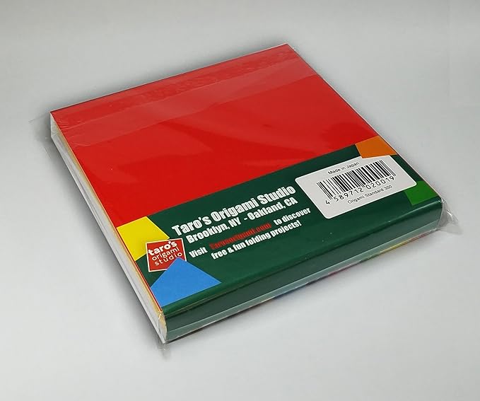 Standard 6 Inch One Sided 23 Colors 300 Sheets Square Easy Fold Premium - Image 5