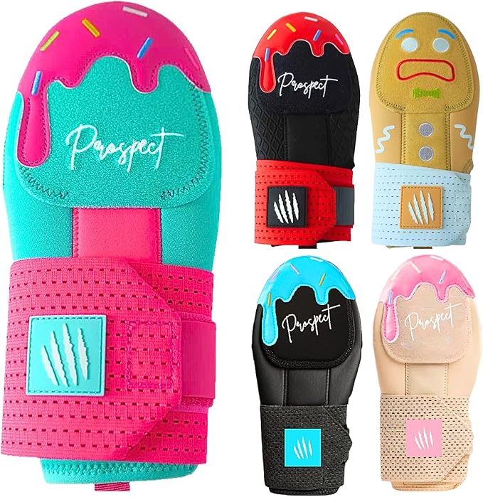Baseball Sliding Mitt - Youth and Adult Sizes - Drippy Accessory Gingerbread Man, Ice Cream, Miami Color, Left & Right Hands, Hand and Wrist Protection