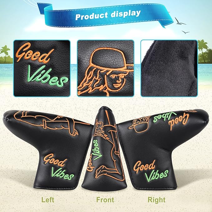 Craftsman Golf Blade Putter Headcover Cover Magnet Magnetic Closure Funny Animal Different Design for Your Choice