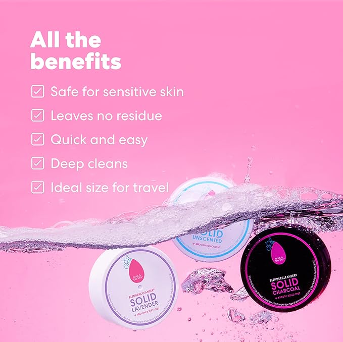 Beautyblender Blendercleanser Tool Scrub Solid Cleanser – Lavender Scented - Image 3