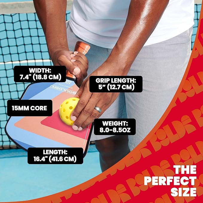 Boulder Carbon Fiber Pickleball Paddle | T700 Carbon Fiber | USAPA Approved - Image 7