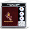 Team Golf NCAA Gift Set Embroidered Golf Towel, 3 Golf Balls, and 14 Golf Tees 2-3/4" Regulation, Tri-Fold Towel 16" x 22" & 100% Cotton