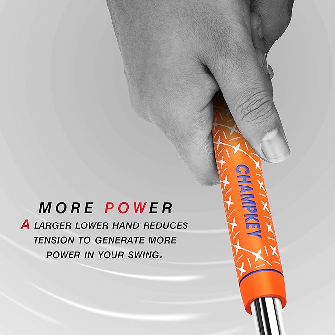 CHAMPKEY X Rubber Golf Grips 13 Pack - All Weather Performance with 15 Tapes and Repair Kits