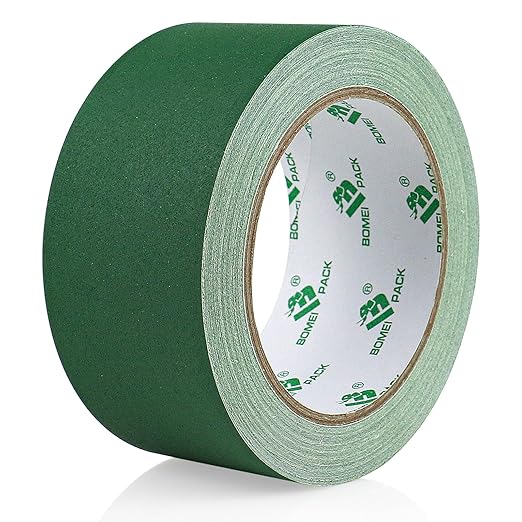 BOMEI PACK 1 Pack Dark Green Gaffer Tape 2inch x 20yds, Matte Non-Reflective - Image 2