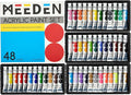 MEEDEN Beginners Acrylic Paint Set: 48 Colors 12ml/0.41 fl oz Heavy Body by MEEDEN