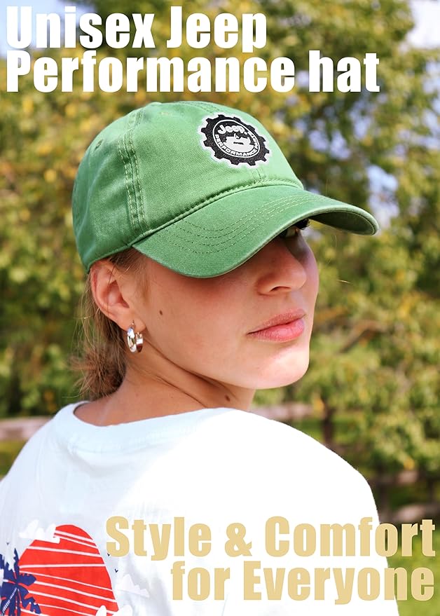 Jeep Performance Parts Baseball Cap | Woven Patch Hat | Adjustable | Officially Licensed