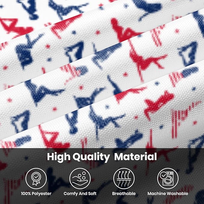 Golf Polo Shirts for Men Funny Print Short Sleeve Golf Shirts Performance Golf Polos