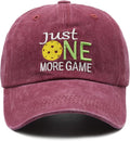 Waldeal Pickleball Hat,Adjustable Embroidered Washed Baseball Cap for Men Women