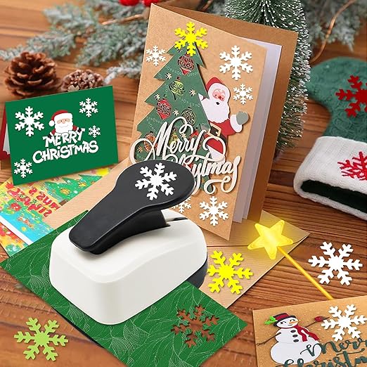 Snowflakes Punch for Crafting, 1 Inch Christmas Punch, Paper Punches for - Image 2