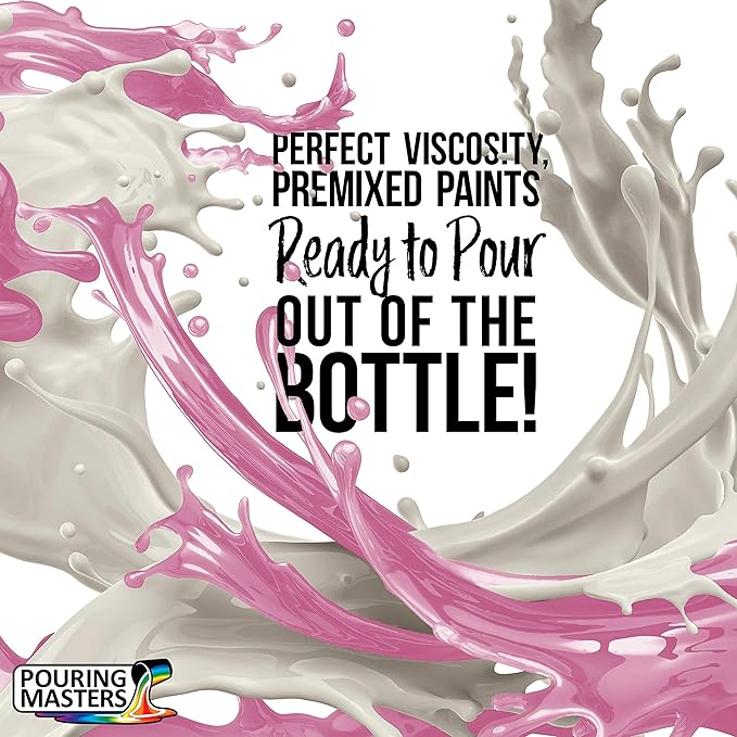 POURING MASTERS Bubble Gum Pink Acrylic Ready to Pour Pouring Paint - Image 2