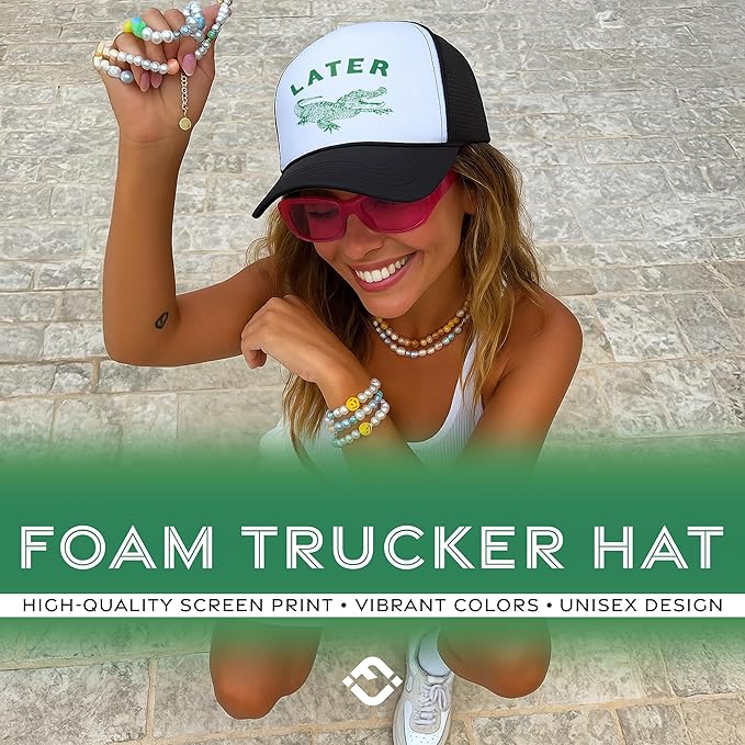 Funky Junque Premium Mesh Snapback Trucker Hat - Stylish Comfort for All - Patriotic, Humor & More