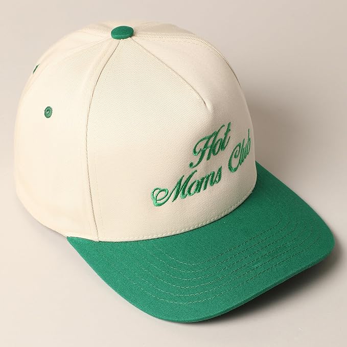 MIRMARU Two-Tone Vintage Canvas Trucker Hats for Men & Women, Adjustable Size Baseball Caps with Trendy Embroidered Design