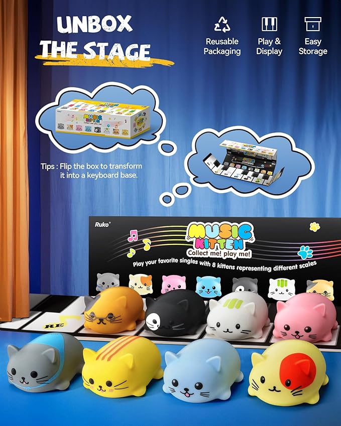 Ruko 1701 Musical Cats Piano Keyboards - Image 3