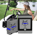 DESERT FOX GOLF Phone Caddy – American Flag Golf Cart Phone Holder – Secure Mount, One-Hand Access, Universal Fit, Patriotic Golf Accessories (Blue Line)