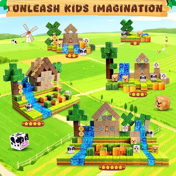 Magnetic Blocks Building Toys for Kids: Magnetic Blocks for Kids Ages 3-4 - Image 6