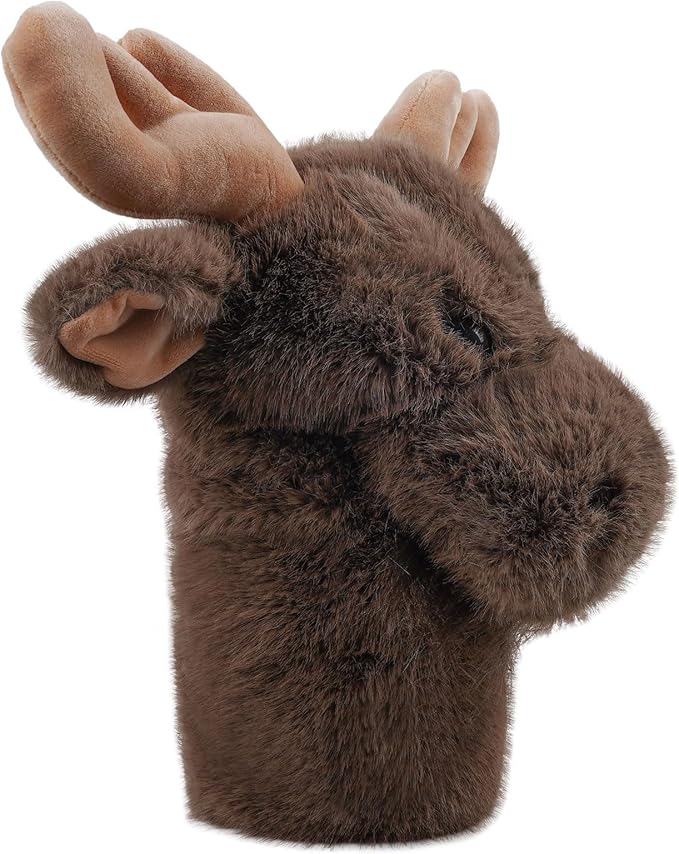 mytag Funny Golf Club Head Covers, Animal Plush Driver Headcover, Golf Headcover Fits Standard 460cc Driver Head