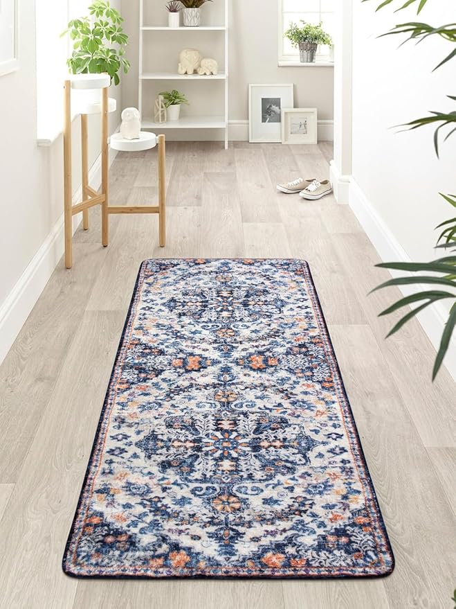 Lahome Washable Runner Rug, 2x5 Bohemian Kitchen Rug Runners Low Pile Bathroom - Image 5