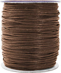 Mandala Crafts 1.5mm 109 Yards Dark Brown Cotton Waxed Cord by MandalaCrafts