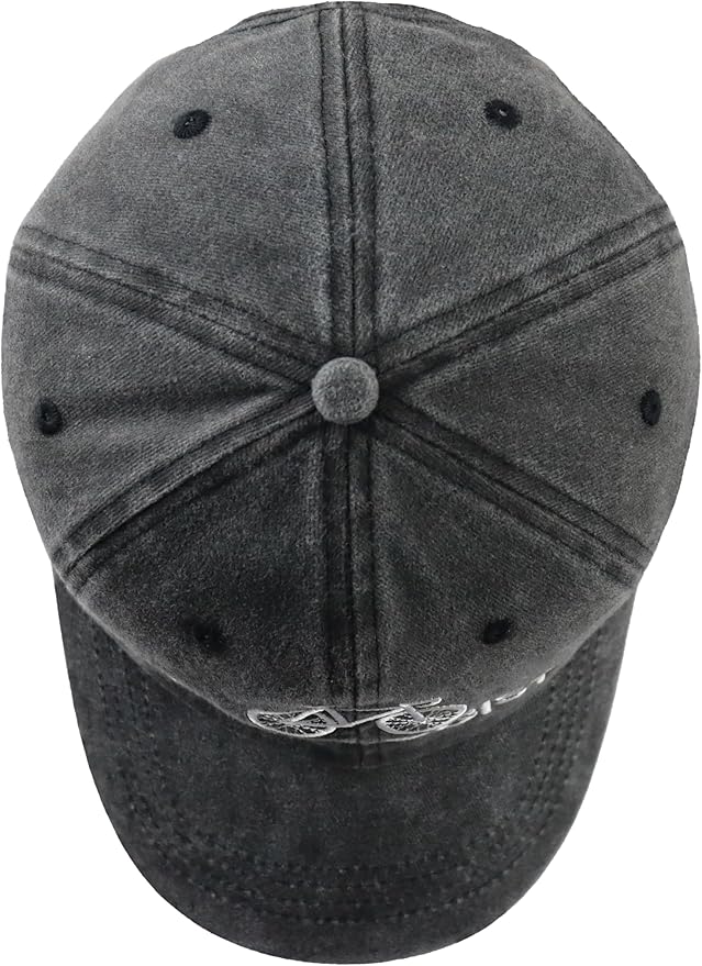 Cyclist Hat for Men Women, Classic Adjustable Cotton Cycologist Embroidered Baseball Cap