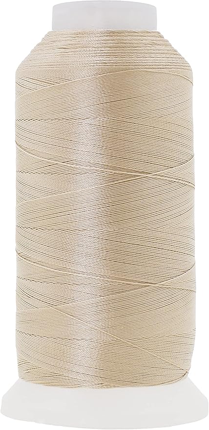Mandala Crafts Cream Heavy Duty Thread by MandalaCrafts