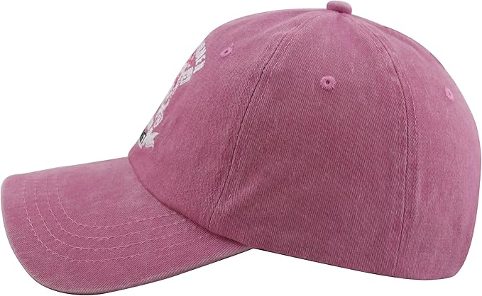 Real Women Ride Bikes Hats for Women, Funny Vintage Cotton Embroidered Baseball Cap