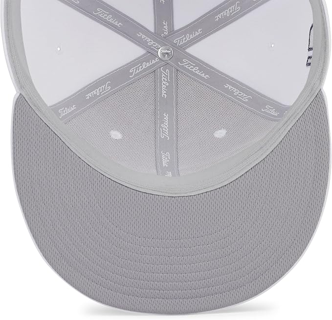 Titleist Tour Elite Flat Bill Golf hat, White/Navy