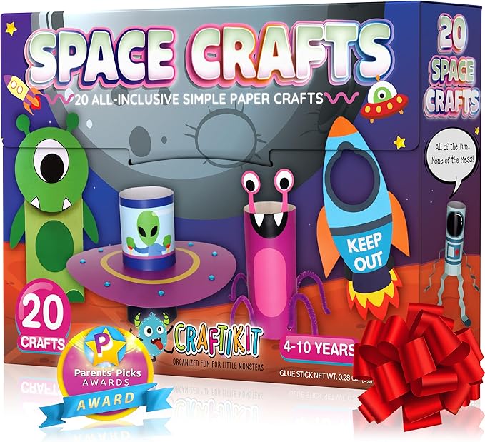 Craftikit® 20 Space Arts & Crafts by CraftiKit