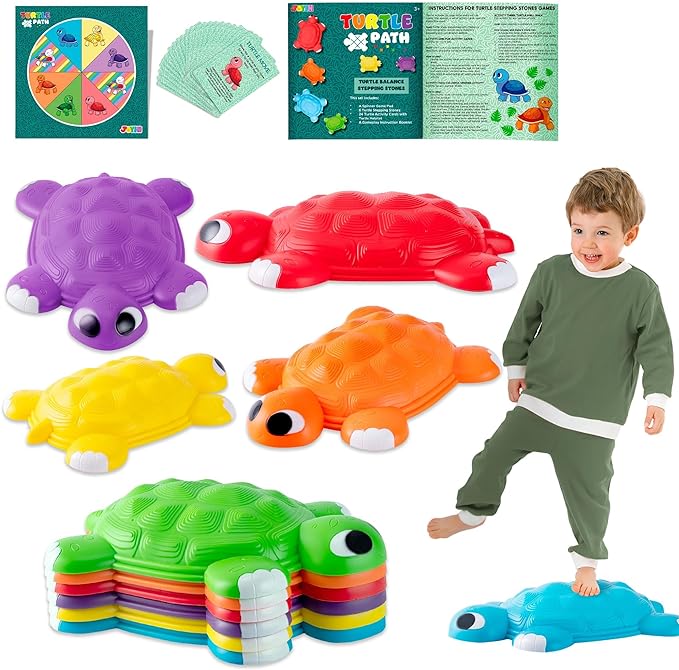 JOYIN Turtle Balance Stepping Stones, Toddler Obstacle Course Coordination Game by JOYIN