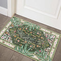 Oriental Tropical Entryway Rugs Washable by Aldopein