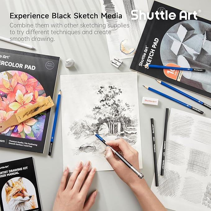 Shuttle Art 116 PCS Drawing Kit, Professional Drawing Supplies - Image 5