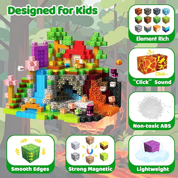 300 PCS Magnetic Blocks - Image 3