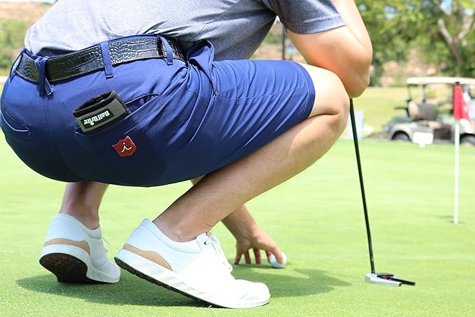 BallBrite Portable Golf Ball Cleaner — Patented Pocket Washer for the Putting Green — Moisture-Lock Technology — Machine Washable — Golf Gift for Men and Women