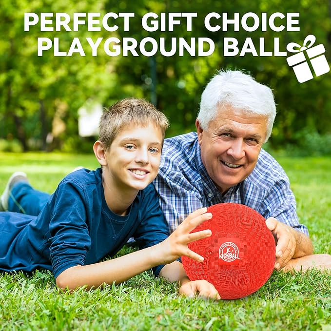 8.5 Inch Kickball Set, Dodgeballs 6 Pack, 12 Pack, Playground Balls - Image 6