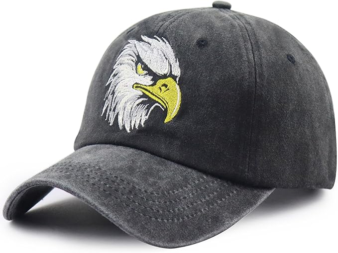 Unisex Adjustable Animal Hat for Men Women, Classic Cotton Wild Animals Embroidered Baseball Cap
