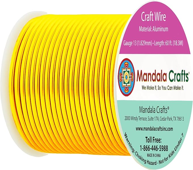 Mandala Crafts 13 Gauge Anodized Aluminum Craft Wire - Image 2