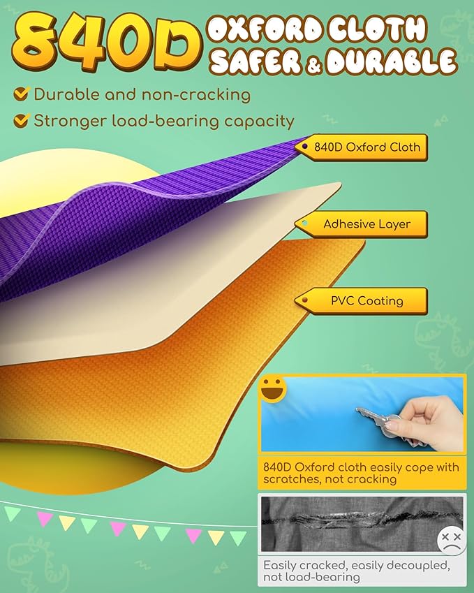 AirMyFun Inflatable Dinosaur Bounce House - Image 6