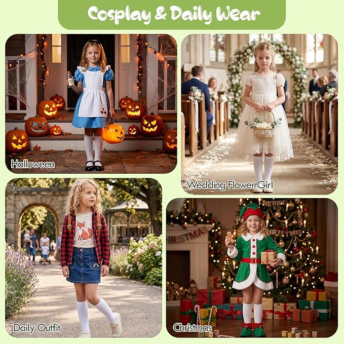 American Trends 2 Pairs Baseball Soccer Socks Youth Boy Girl Kids Toddler Softball Football Tball Socks Knee High Accessories