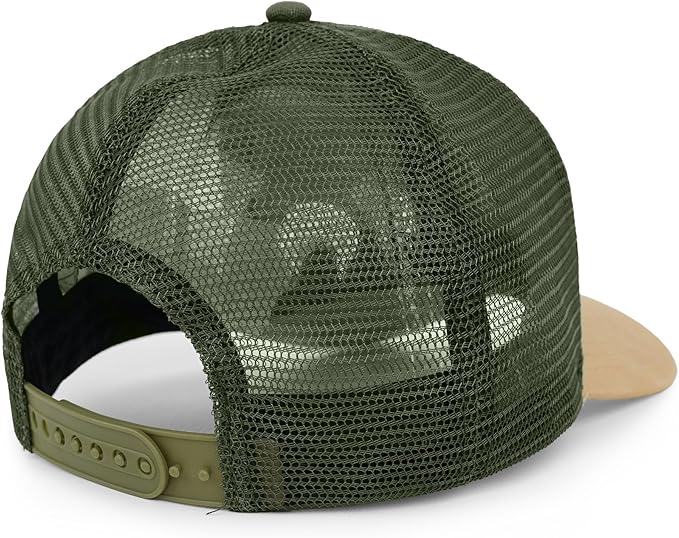 American Flag Trucker Hat - Snapback Hats for Men Women Baseball Cap - Breathable Mesh & Adjustable Fit for Casual Wear
