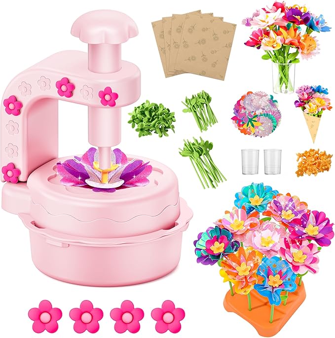Fabric Flower Bouquets Toys, DIY Craft Kits by PlesechdeWatchBands