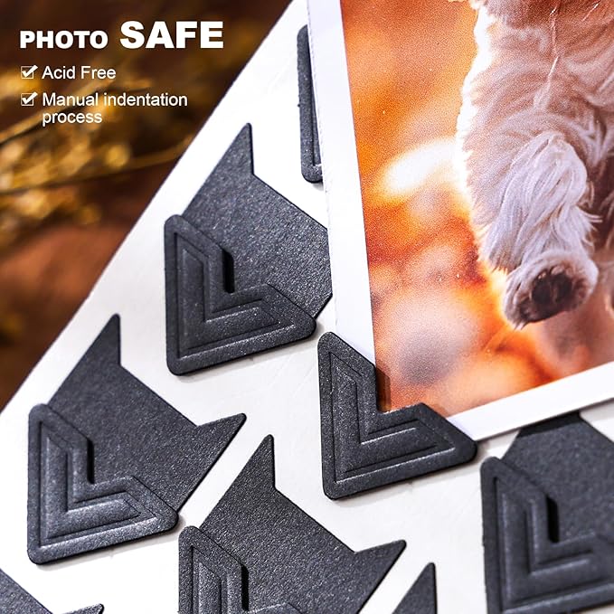 360 Pcs Photo Corners Self Adhesive, Scrapbooking Photo Mounting Corners - Image 2